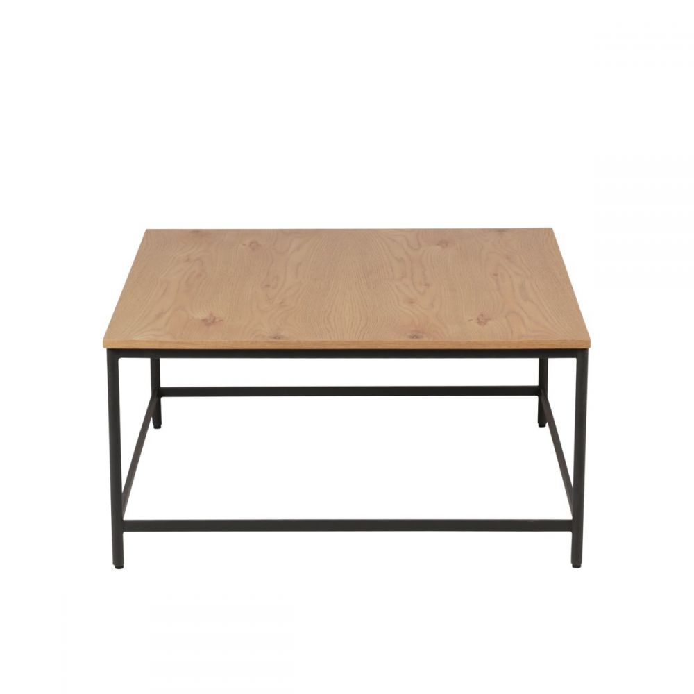 Table basse ONAY L.80 cm en placage chêne