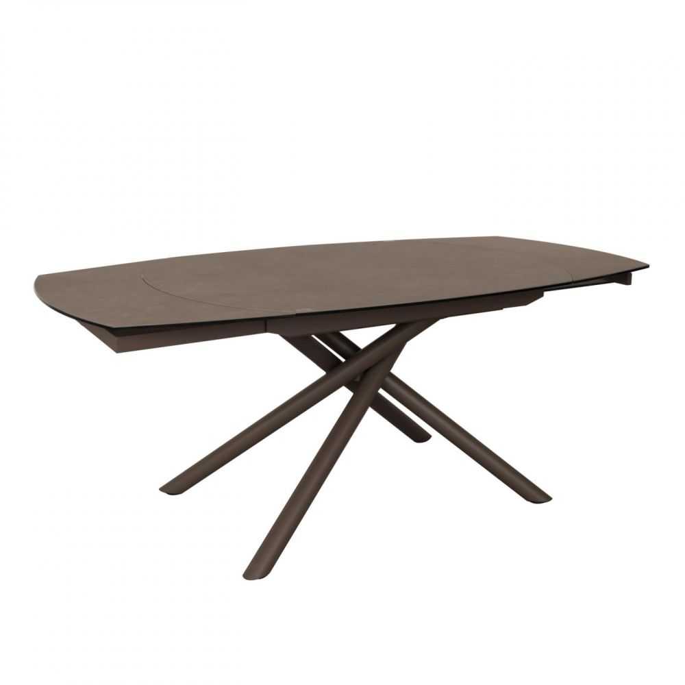 TABLE RONDE EXTENSIBLE LORIENT-bomeuble Couleur Plateau Table S13