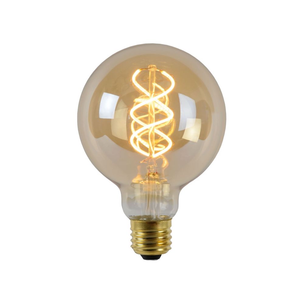 Ampoule filament G95 - Ø 9,5 cm - LED Dim. - E27 - 1x4,9W 2200K - Ambre