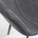 Tabouret DAPPER hauteur d'assise 80 cm coloris gris taupe ou noir