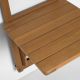 Table de balcon rabattable Anais en bois massif d'acacia 40x42 cm