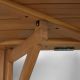 Table de balcon rabattable Anais en bois massif d'acacia 40x42 cm