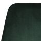 Tabouret de bar CAPRI hauteur assise 65 cm velours vert 