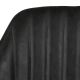 HENNI Tabouret de bar pivotant hauteur 65 cm noir